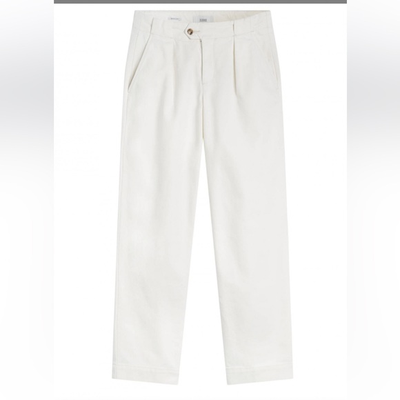 NWT $275 Closed Italy Pants Jeans White Size 23 Mawson Relax Fit - Picture 6 of 15
